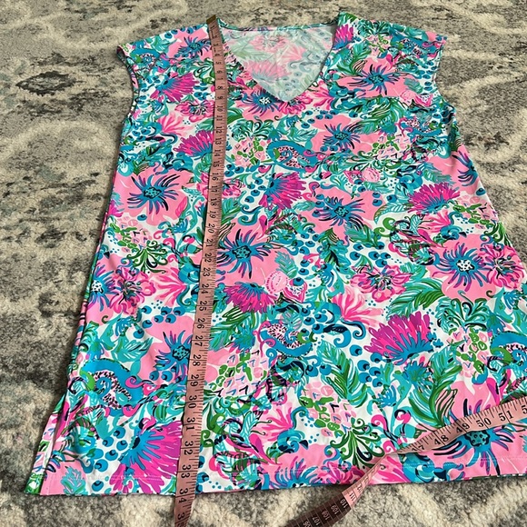 Lilly Pulitzer Talli Swim Coverup Dress in Paradise Petals, size small - Picture 7 of 10